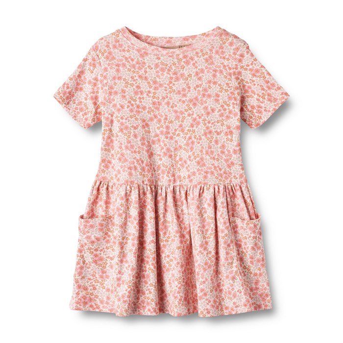 Wheat dress SS Birthe - Rose flowers