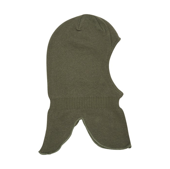 Minymo wool Balaclava - Olive Night