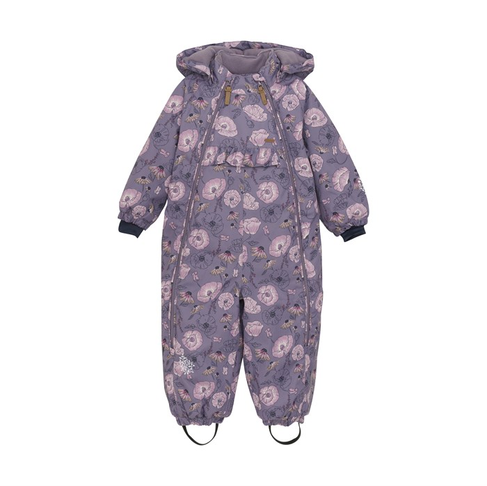 Minymo snowsuit AOP - Orchid Haze