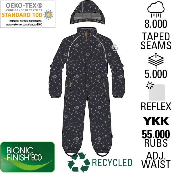 Mikk-Line snowsuit - Dark Navy