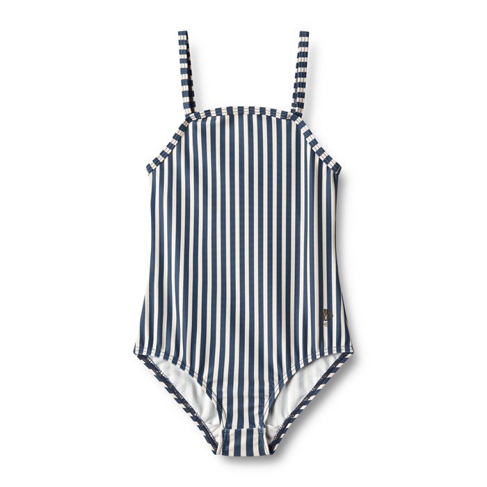 Wheat swimsuit Manon - Indigo stripe