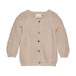 En Fant knit cardigan - Cameo Rose