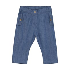 En Fant pants Chambray - Blue Denim