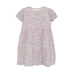 En Fant Dress Woven AOP - Eggnog