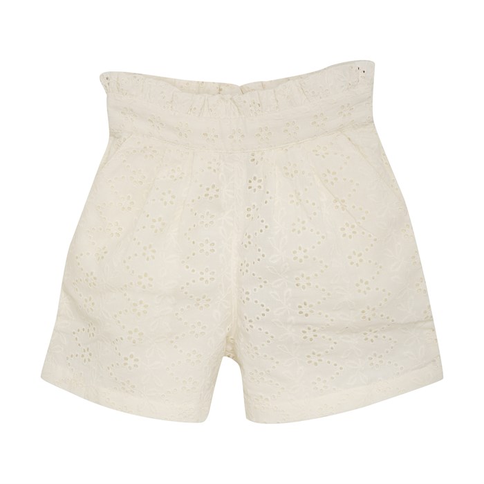 En Fant Shorts Broderie Anglaise - Eggnog