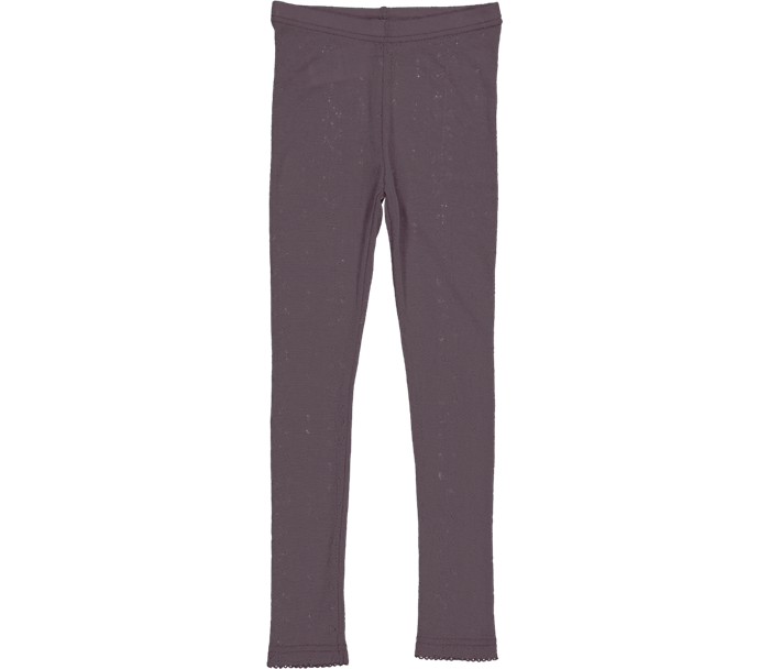 MarMar leggings (Wool Pointelle) - Plum