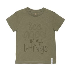 En Fant T-shirt SS - Moss Green