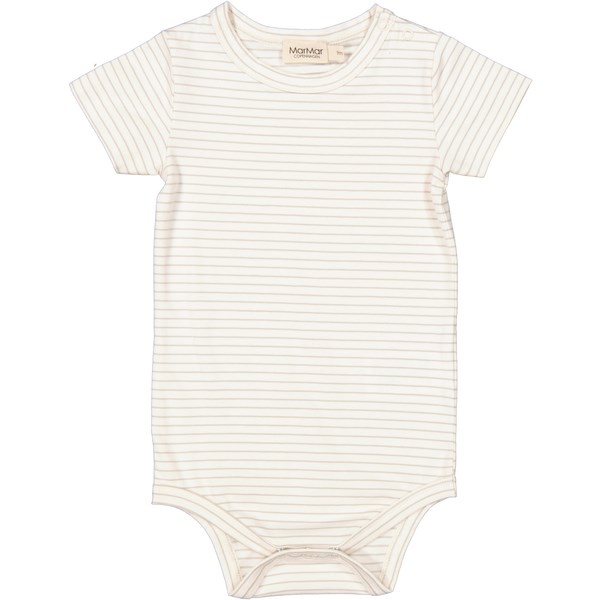 MarMar Plain Body SS - White Sage Stripe