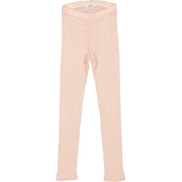 MarMar leggings (Wool Pointelle) - Sheer Rose