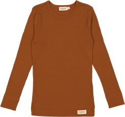 MarMar plain Tee LS - Spicy Caramel