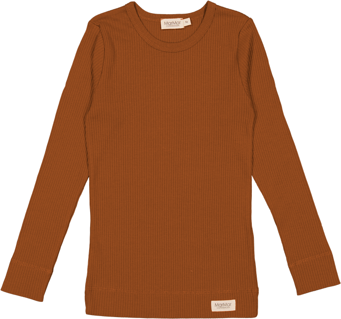 MarMar plain Tee LS - Spicy Caramel