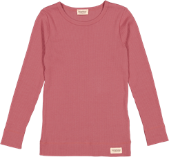 MarMar plain Tee LS - Pink Rouge