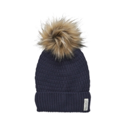 En Fant Beanie w fake fur (Fleece for) - Parisian Night