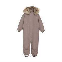 En Fant Snowsuit W. Fake fur - Pine Bark