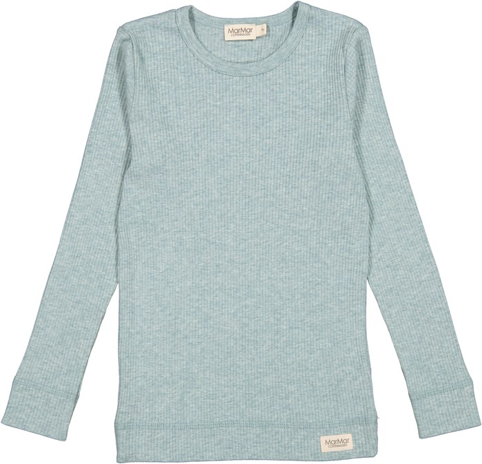 MarMar plain modal Tee LS - Pistachio Mel