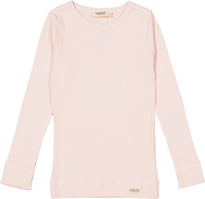 MarMar plain modal Tee LS - Barely Rose