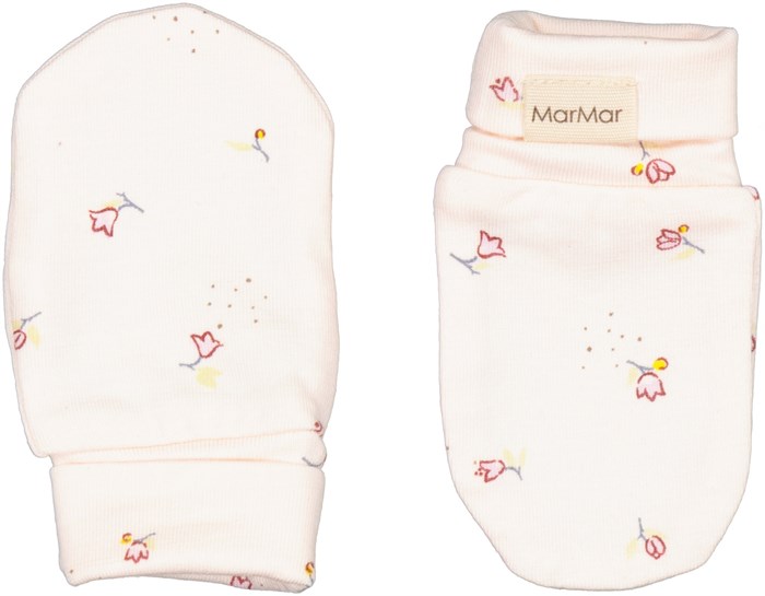 MarMar newborn gloves - Tulips Bloom