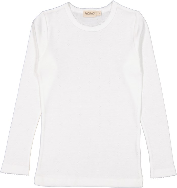 MarMar Tee LS, Tamra - Modal Pointelle Rib - Cloud