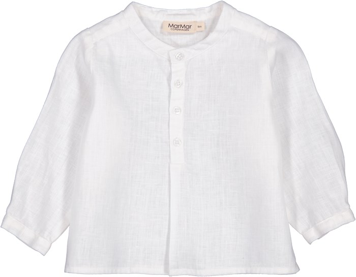 MarMar Totoro linen Shirt - White