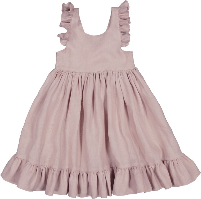 MarMar dress, Danita frill - Light Cheek