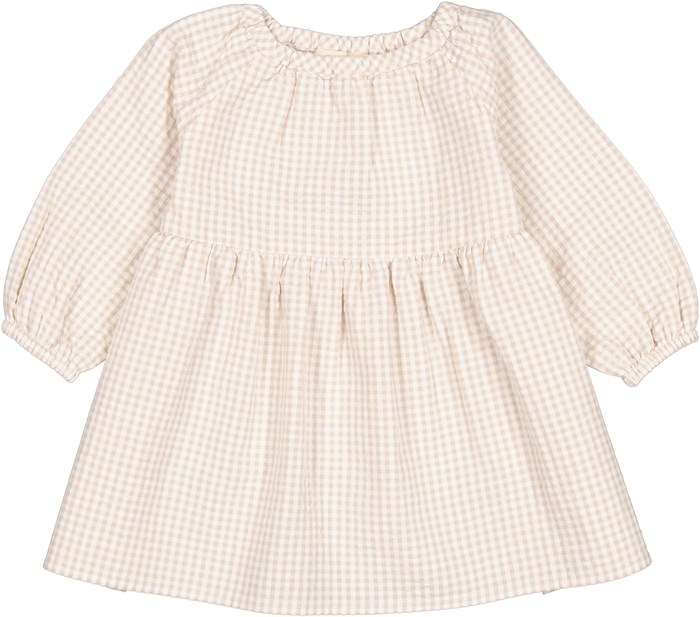 MarMar Dawson dress - Grey Sand Gingham