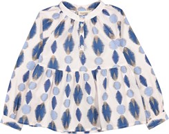 MarMar Tila Shirt - Ikat Print Glacier