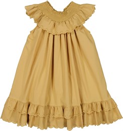 MarMar Druse Frill dress, Broderie Anglaise - Dijon