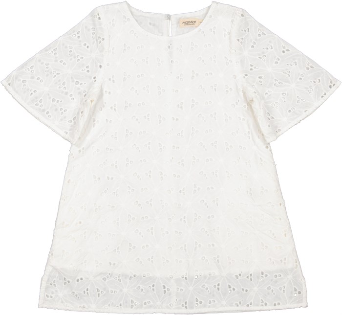 MarMar Damilla dress, Broderie Anglaise - Cloud