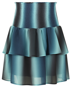 Rosemunde Recycle polyester skirt - Blue gradient print