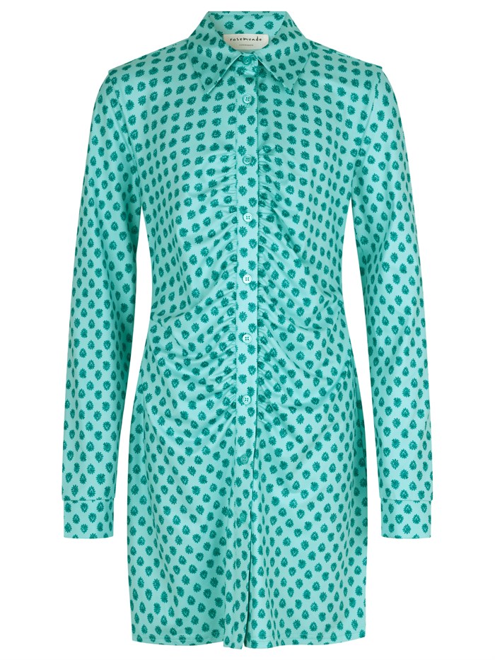 Rosemunde Dress - Aqua fated paisley print