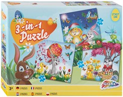 Ostern 3-in-1-Puzzle 9,12,16 Teile