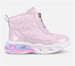 Skechers - Sweetheart Lights - Heart Hugger -  Pink multicolor (blinke støvle)