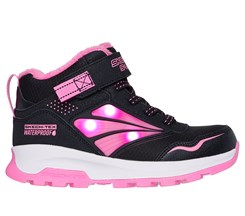 Skechers Girl Storm Blazer - Hydropolis - WATERPROOF - Black/hot pink (Blinke støvle)