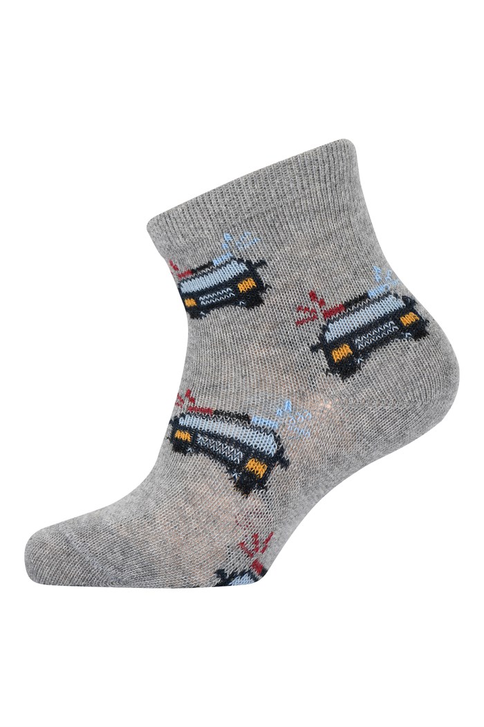 Melton bomuldsstrømper - Police car socks