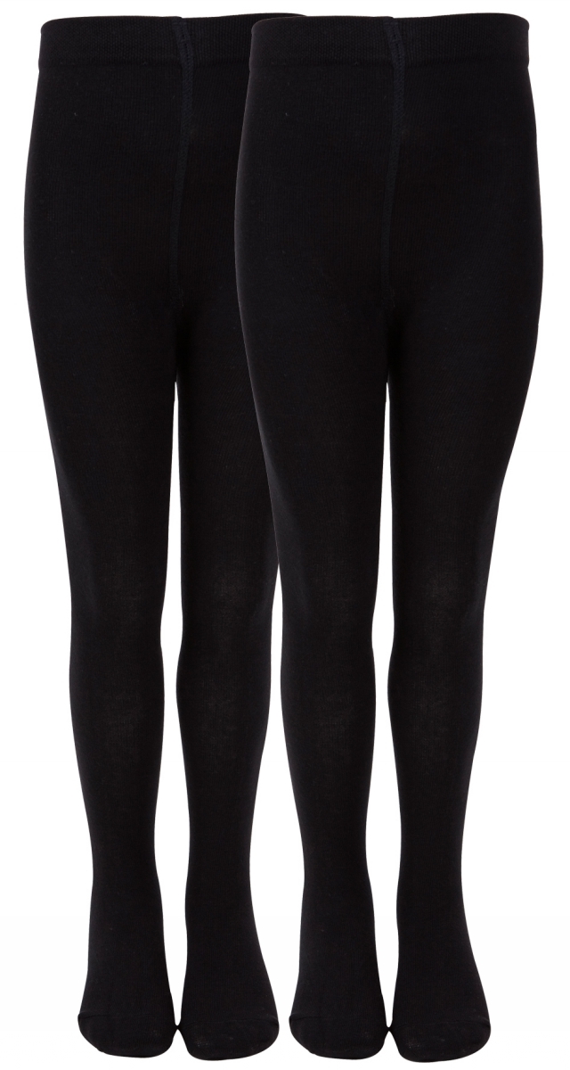 Melton 2-pack tights - Black