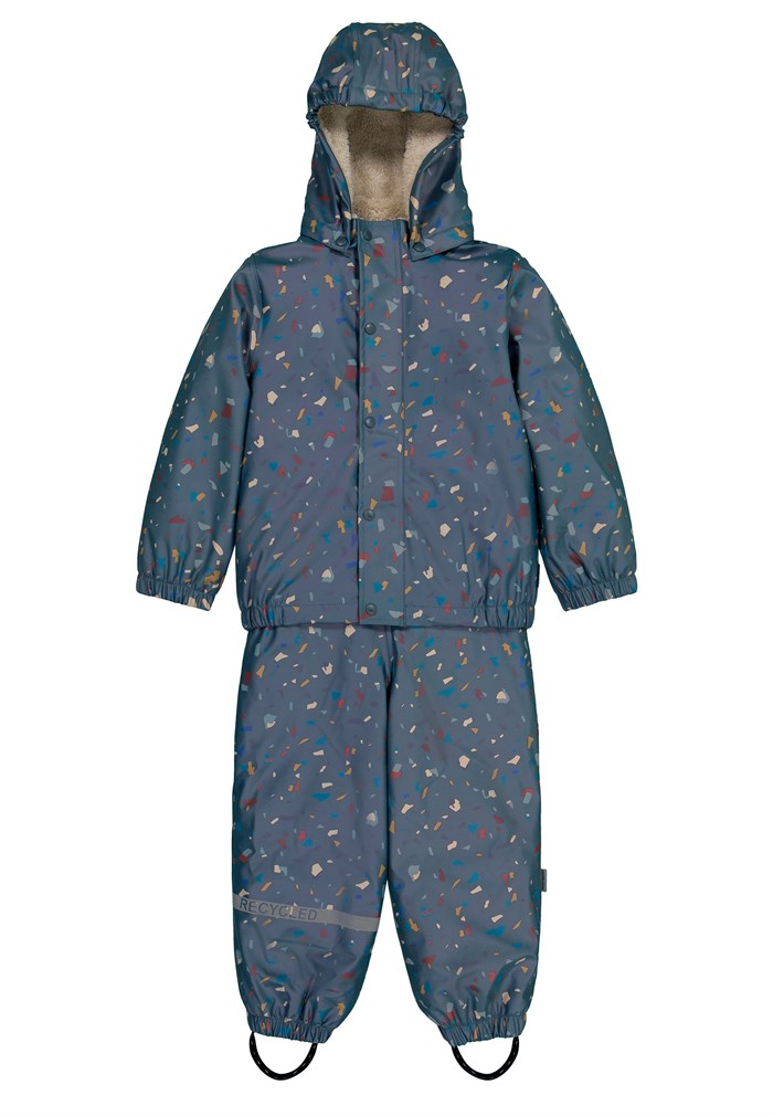 Mikk-Line PU regnsæt m/fleece - Orion Blue