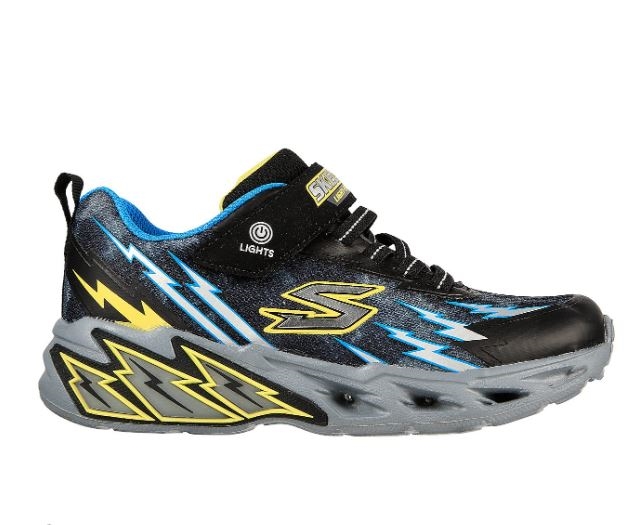 Skechers Boys Lights storm 2.0 - Black Blue (blinkesko)