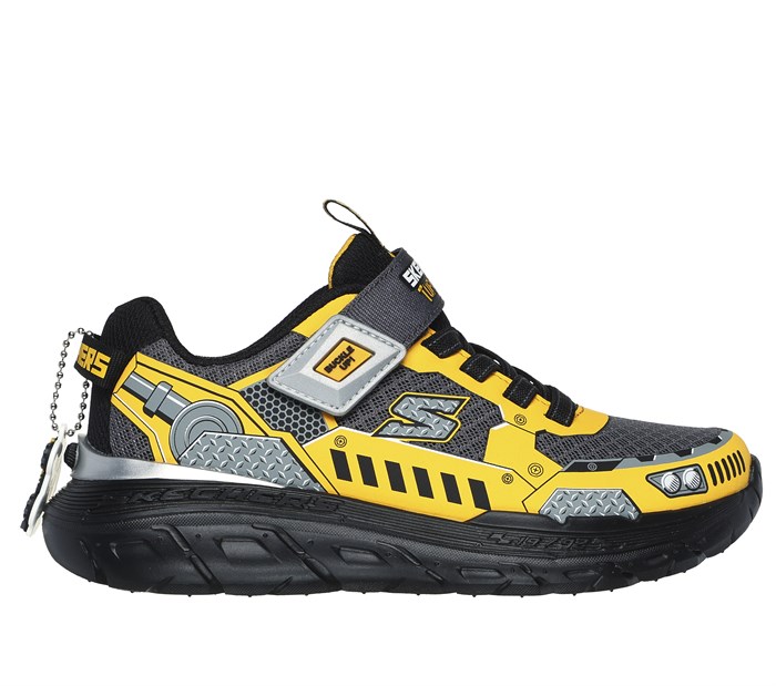 Skechers Boys Tracks - Charcoal yellow