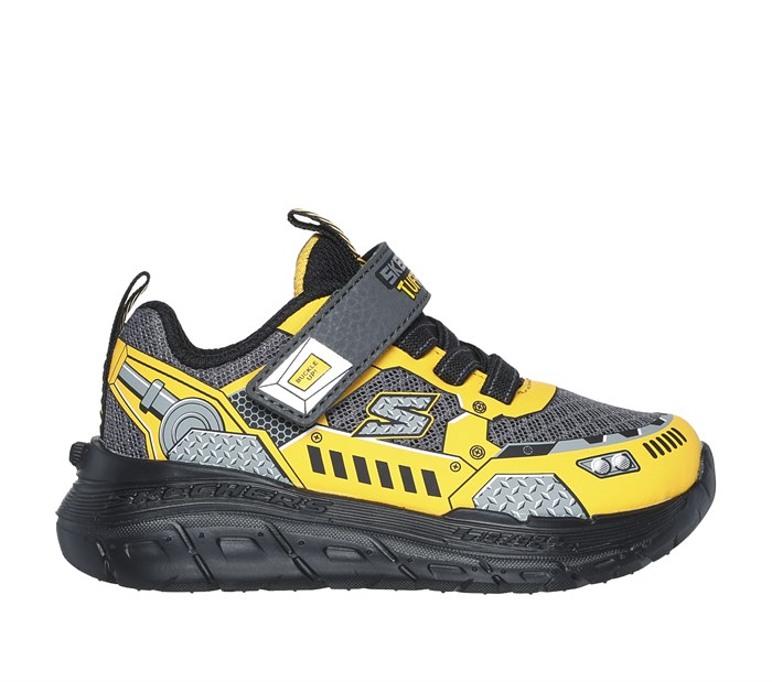 Skechers Boys Tracks - Charcoal yellow