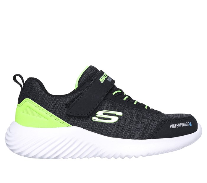 Skechers Boys Bounder - Dripper Drop - WATERPROOF - Black Lime