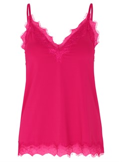 Rosemunde top - Pink peacock