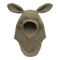 Huttelihut 3002 Bunny Elefanthue uld - Green Olive