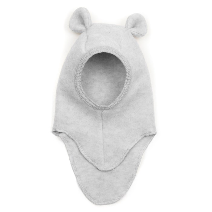 Huttelihut Teddy Elefanthue (uld fleece) - Light Grey Melange