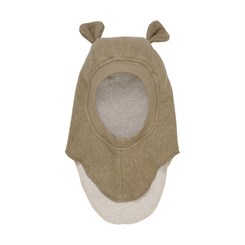 Huttelihut cotton fleece bear balaclava w/lin - Molé Melange