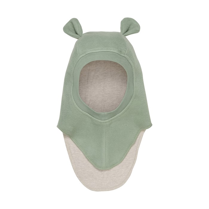 Huttelihut cotton fleece bear balaclava w/lin - Sea Spray