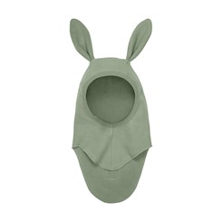 Huttelihut cotton fleece bunny balaclava w/ears - Sea Spray