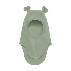 Huttelihut cotton fleece bear balaclava w/ears - Sea Spray