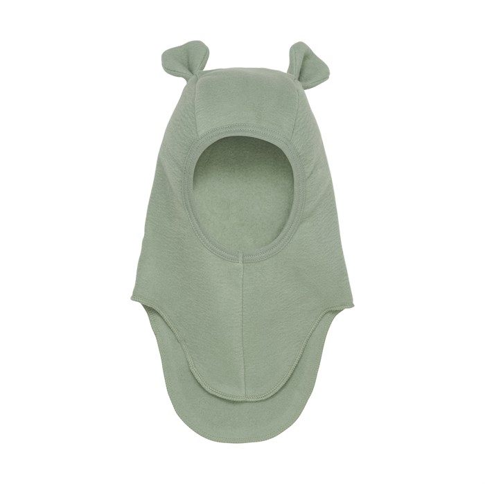 Huttelihut cotton fleece bear balaclava w/ears - Sea Spray