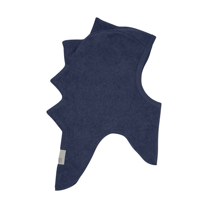 Huttelihut cotton fleece dino balaclava - Navy Melange