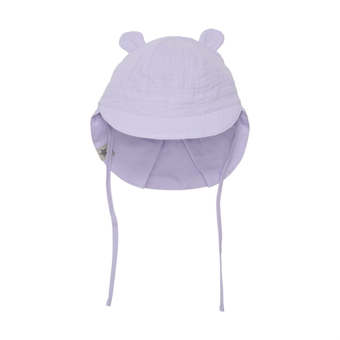 Huttelihut sunhat w/ears - Muslin - Orchid Petal